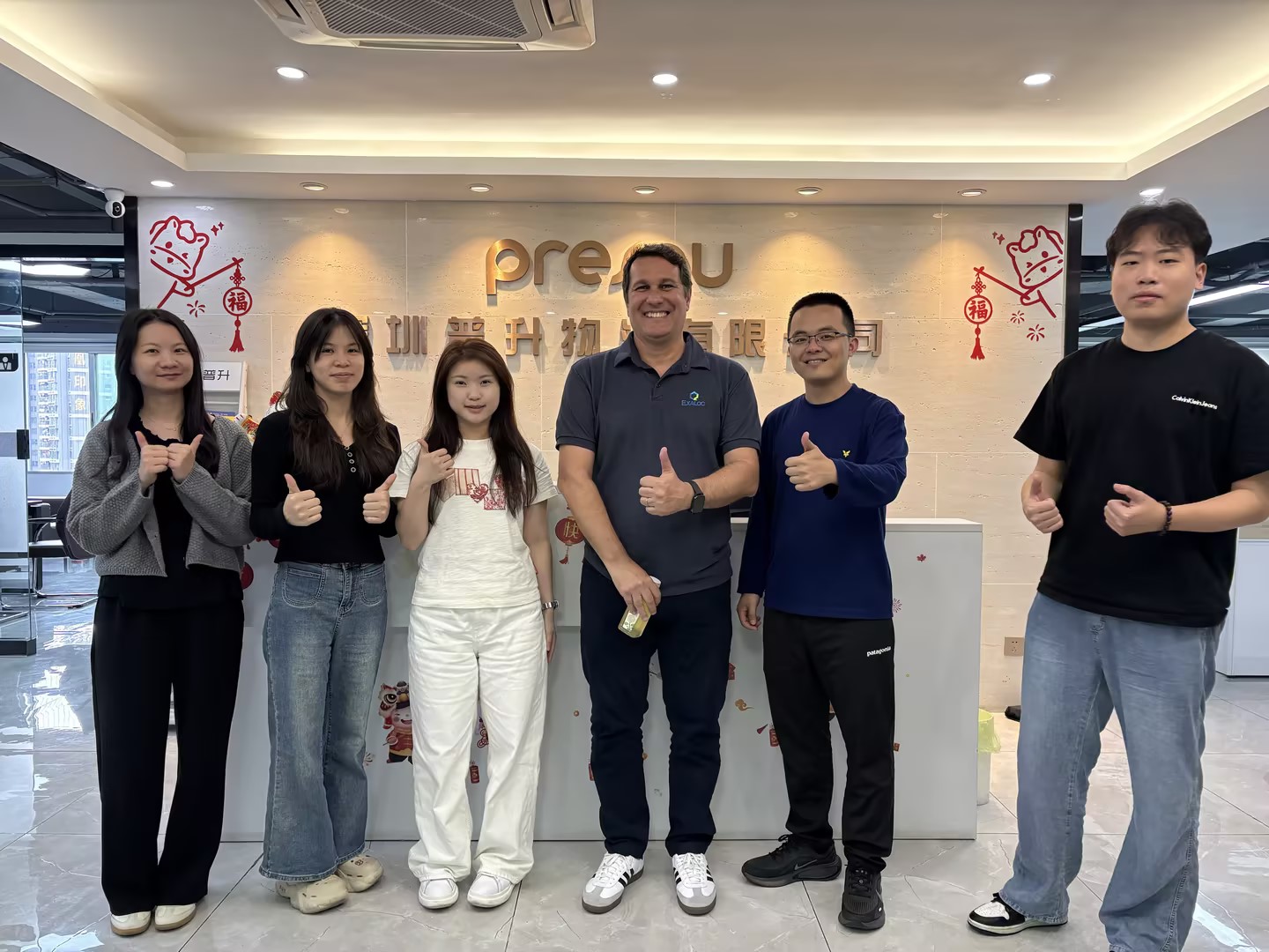 巴西客户来访，普升物流获高度认可